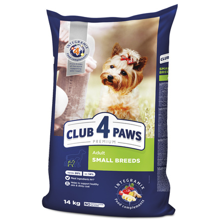 CLUB 4 PAWS Premium complete dry food for adult small breed dogs 14 kg from Ukraine Dogs Dry dog food Tytu sklepu zmienisz w dziale MODERACJA SEO